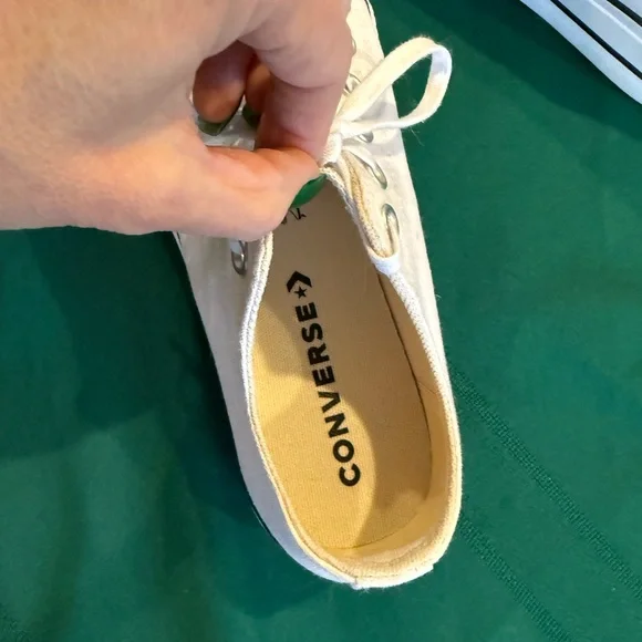 White Converse Sneakers - Picture 2 of 4